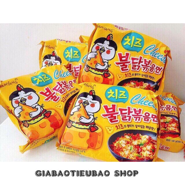 Combo 5 Gói Mì Samyang vị phomai 140gr