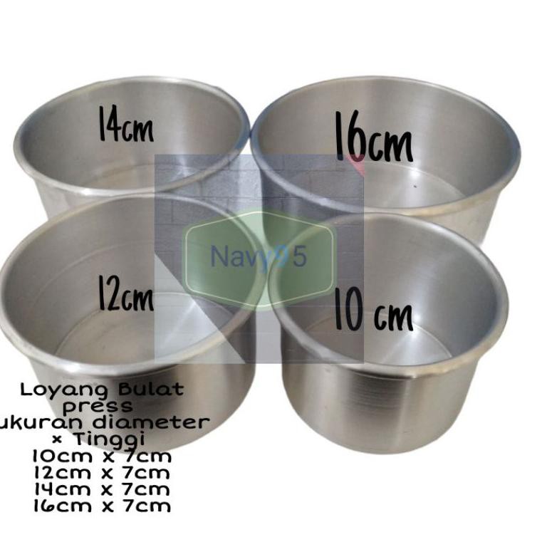 Chảo Chiên Hình Tròn Không Có Đầu Nối 10cm 12cm 14cm 16cm 989