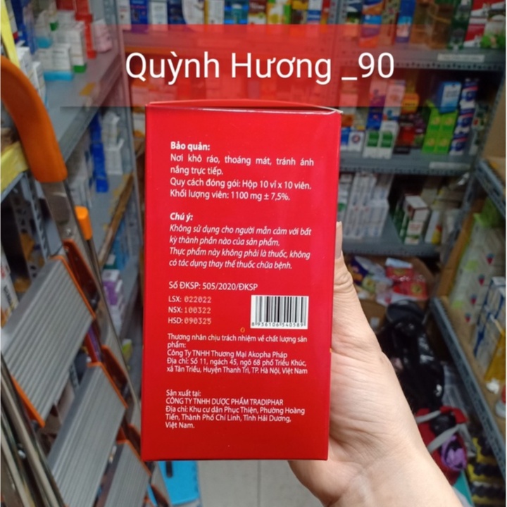Viên uống 3B FOST với B1,B6,B12 hộp 100 viên giúp bồi bổ cơ thể