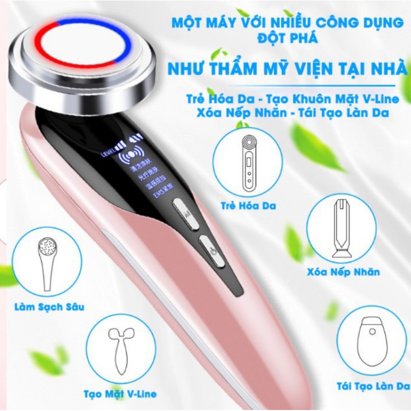 Máy massage mặt - mát xa mặt, làm sạch, trẻ hóa - Chăm sóc da mặt đa năng Bảo Hành 12 Tháng MIGU.VN | BigBuy360 - bigbuy360.vn