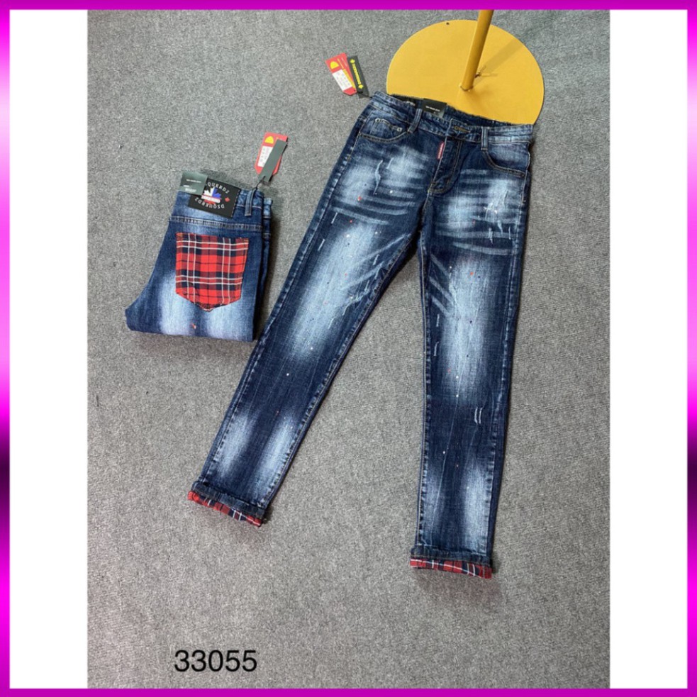 Quần Bò Nam ⚡ Quần Jean Dài DSQ Màu Đen Nhiều Mẫu Siêu Đẹp | BigBuy360 - bigbuy360.vn