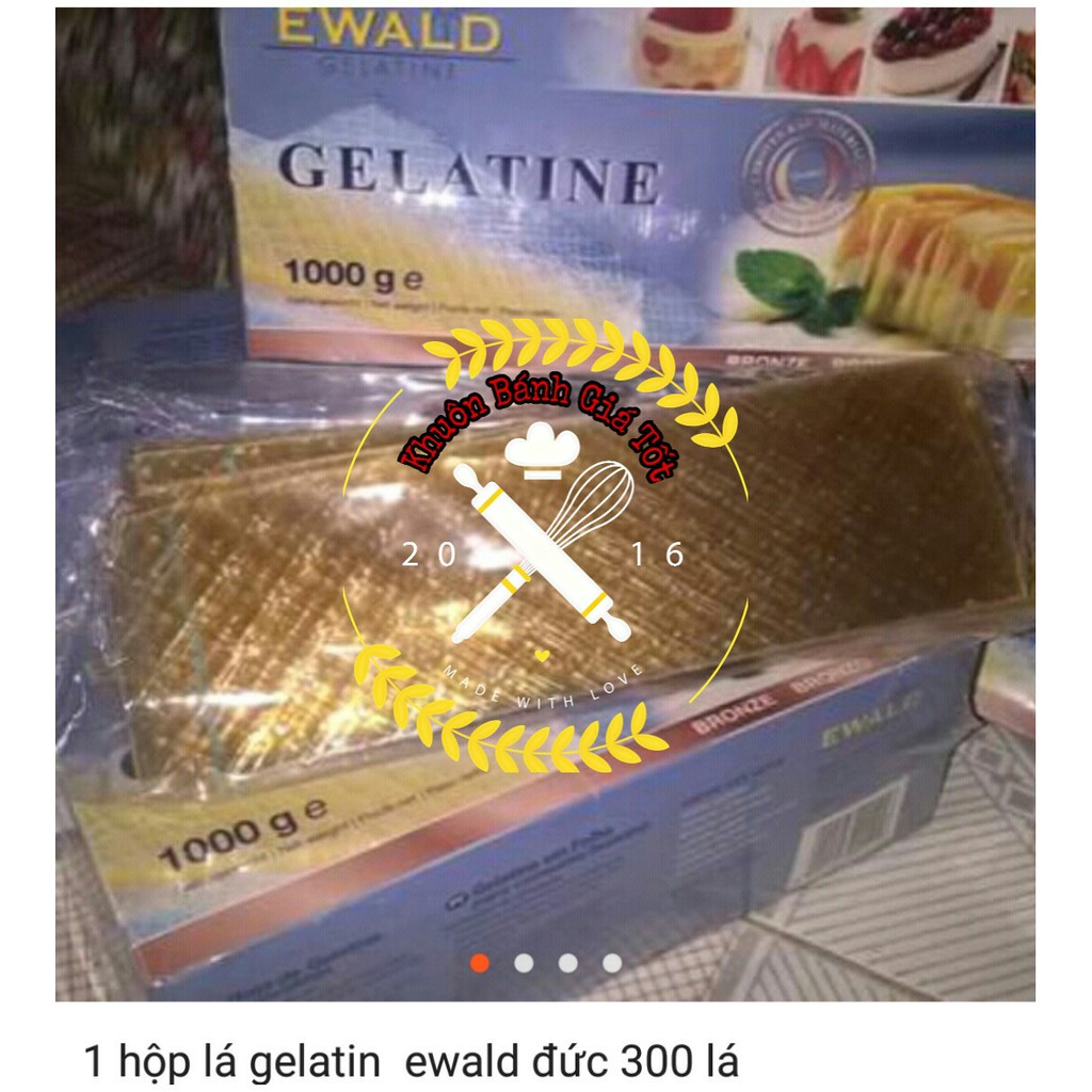 Gelatin lá - 10 lá