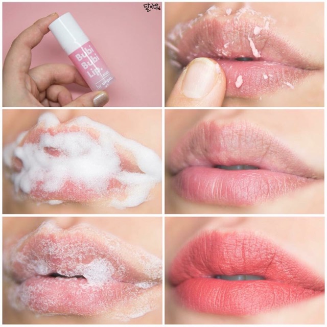 Tẩy tế bào chết môi 💄