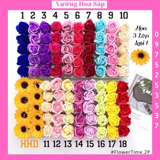 Hoa Hồng Sáp (Bình Dương) Hộp 50b 1 Màu Giá Siêu Rẻ (