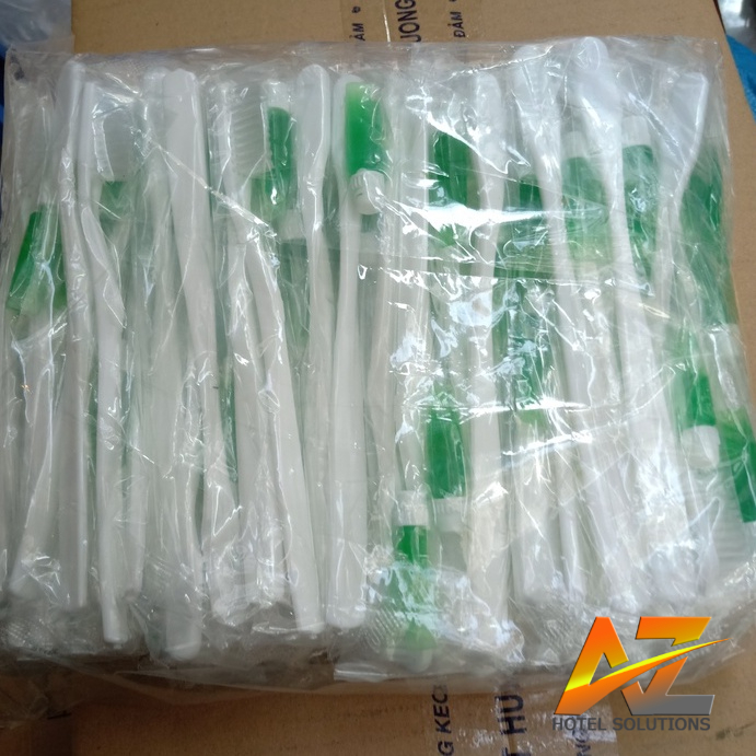 Bàn chải nhà nghỉ khách sạn dùng 1 lần có sẵn kem đánh răng