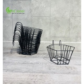giỏ sắt treo chậu hoa ban công