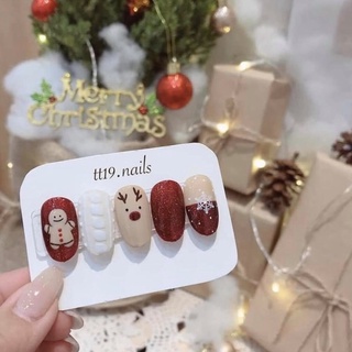 móng úp thiết kế mẫu noel ( NAILBOX NOEL)
