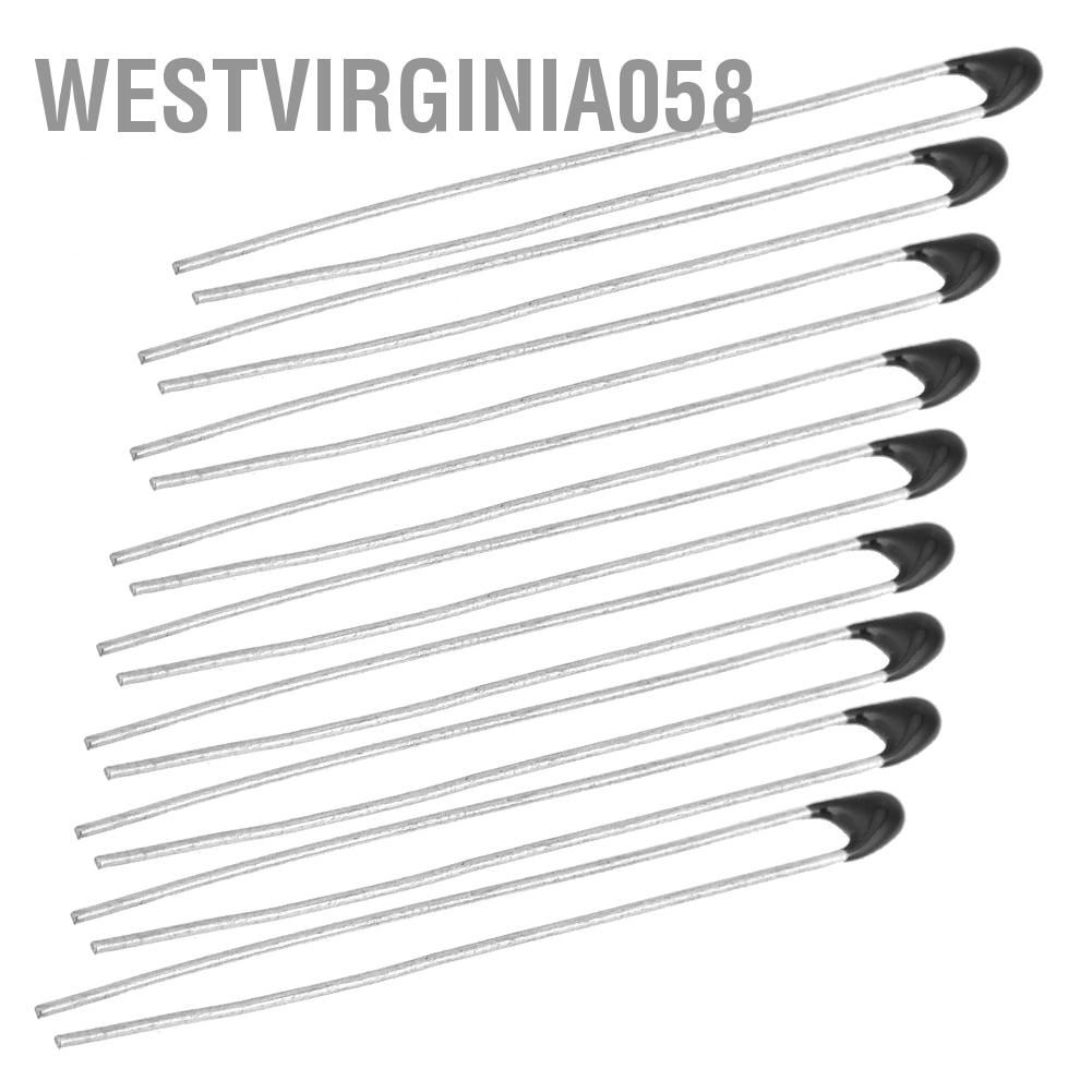 Có thể bán buôn 10 cái MF52 NTC Thermistor Cảm biến nhiệt độ chính xác cao với cáp 30mm Westvirginia058 Hàng giao ngay