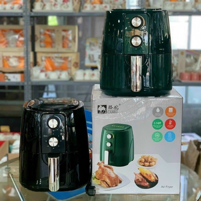 [ FreeShip ] NỒI CHIÊN KHÔNG DẦU CAMEL 5L/6L/6,5L/7L/8L SỬ DỤNG CÔNG NGHỆ CHIÊN MỚI