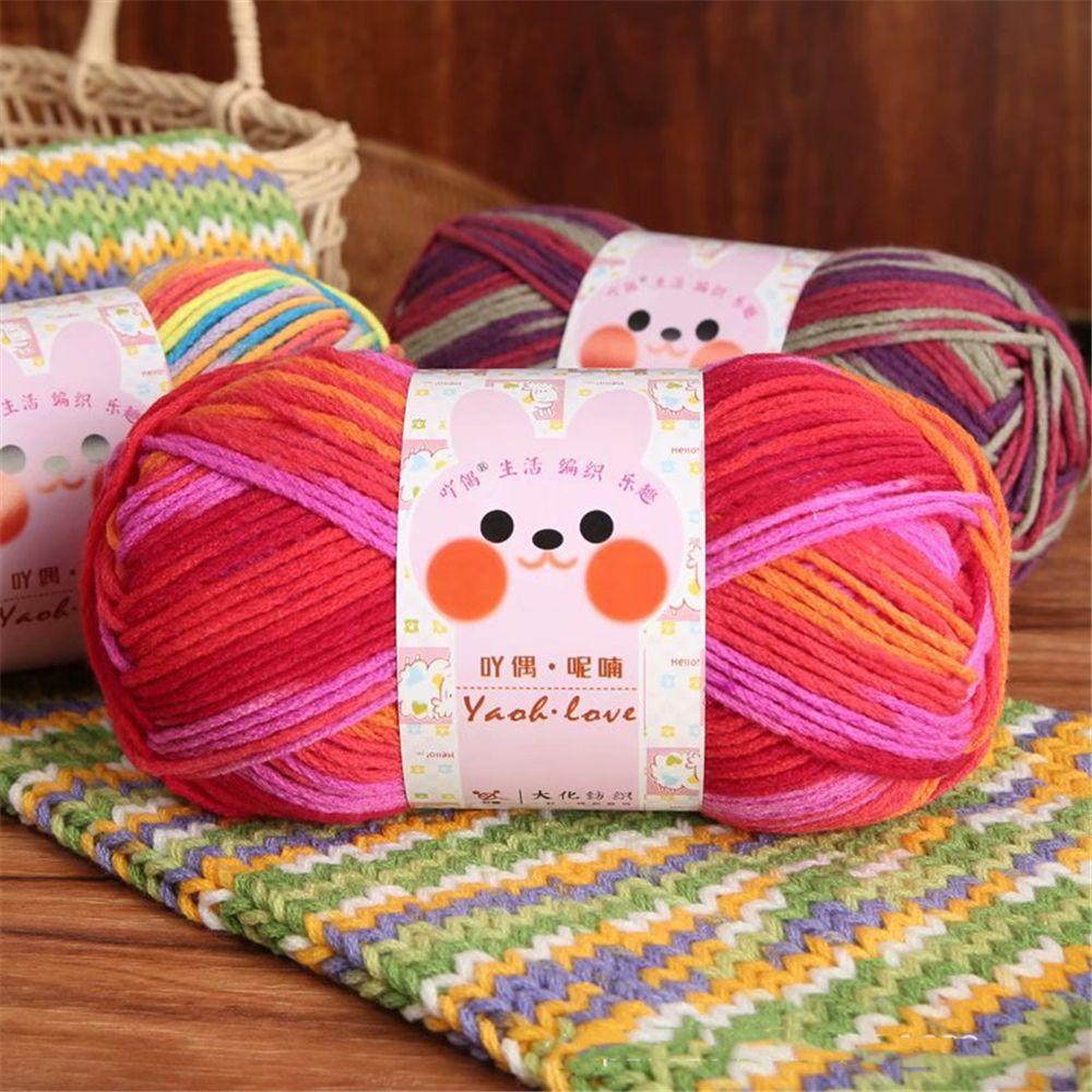 Cuộn Len Cotton Mềm Nhiều Màu
