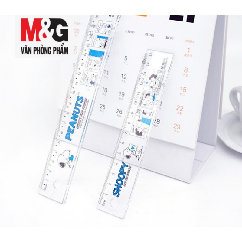 THƯỚC KẺ M&amp;G SRL96080 (Giao màu Ngẫu Nhiên)-1 cây