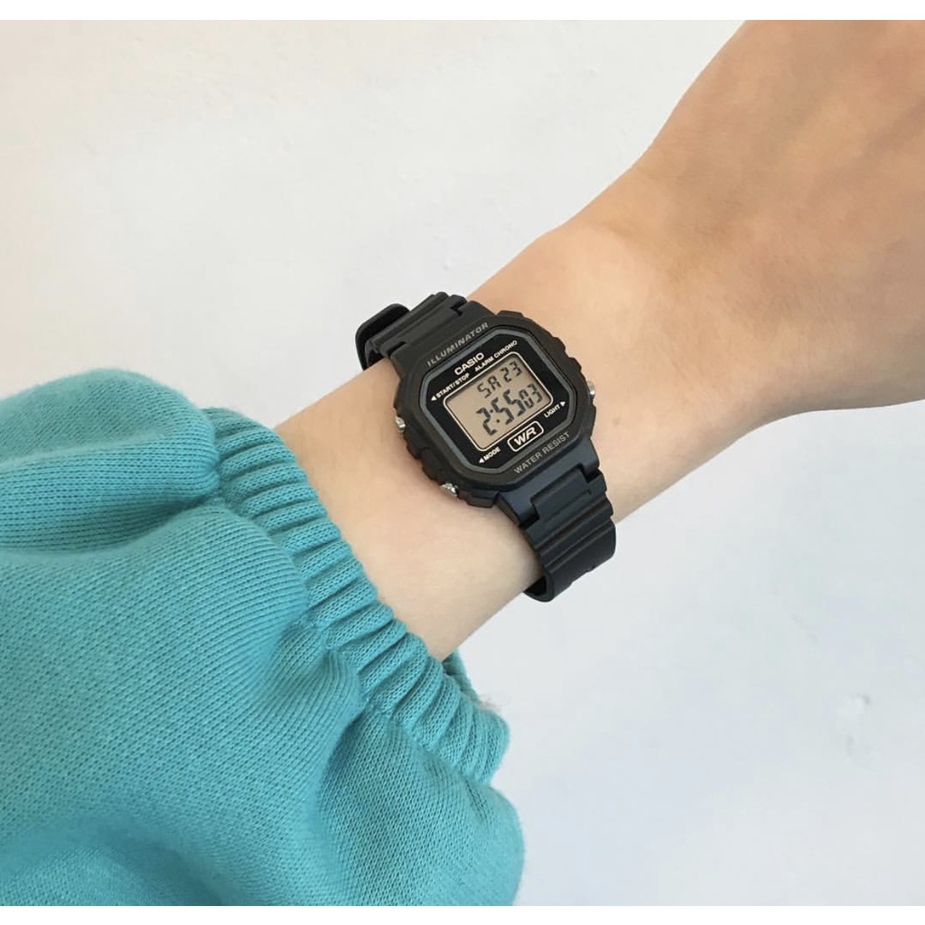 Đồng hồ Nữ Casio LA-20WH, đồng hồ chính hãng, mặt điện tử, dây nhựa dẻo