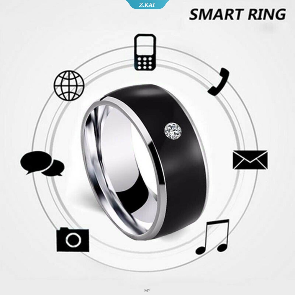 Nhẫn NFC thông minh đa năng kết nối điện thoại Android mới【ZK】