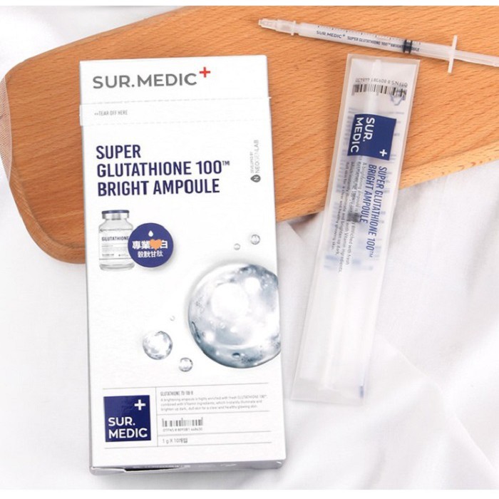 Sur.Medic+ - 1 ống Tinh Chất Truyền Trắng Sur.Medic Super Glutathione 100 Bright Ampoule 1g | BigBuy360 - bigbuy360.vn
