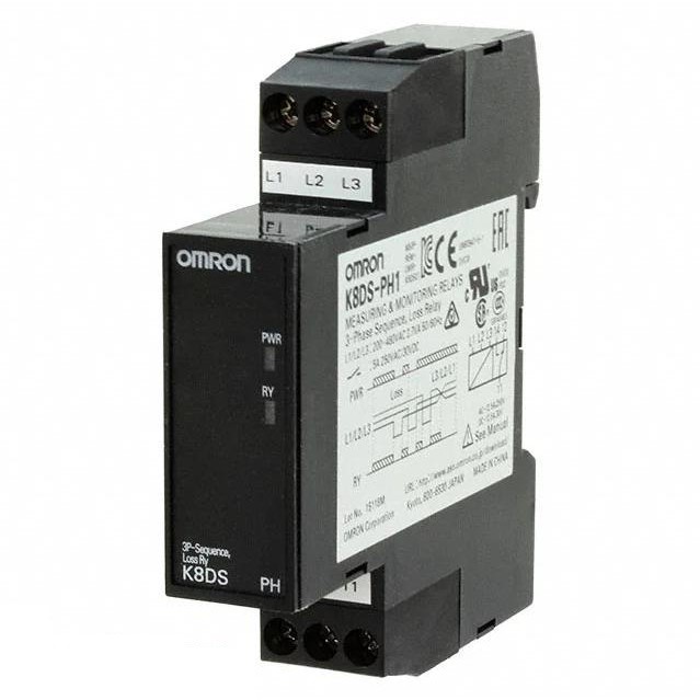 Relay bảo vệ mất pha, đảo pha K8DS-PH1 Omron Chính Hãng