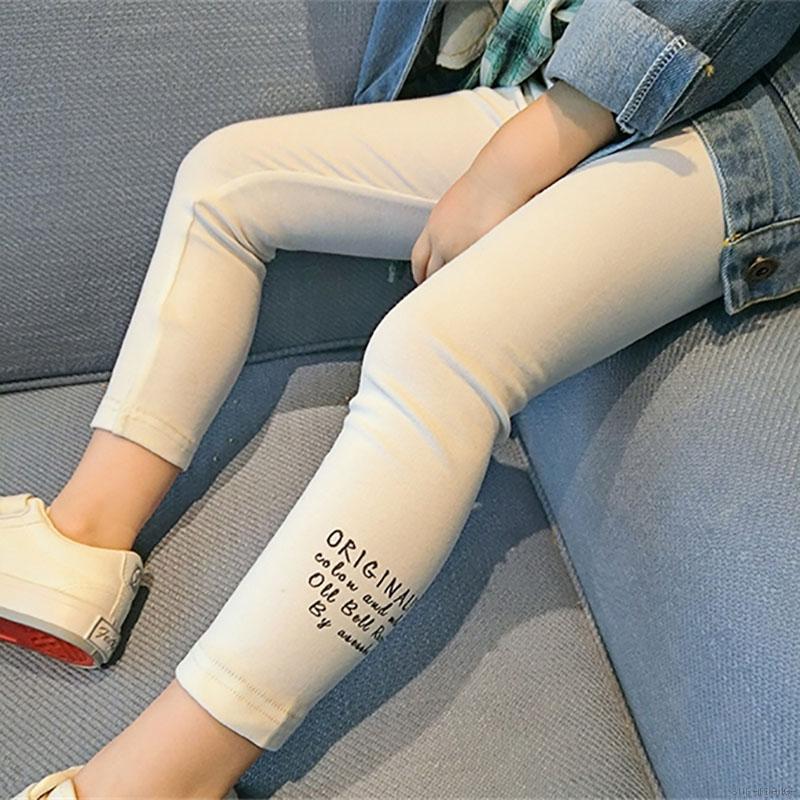 Quần Legging In Chữ Cho Bé Gái Từ 1-8 Tuổi