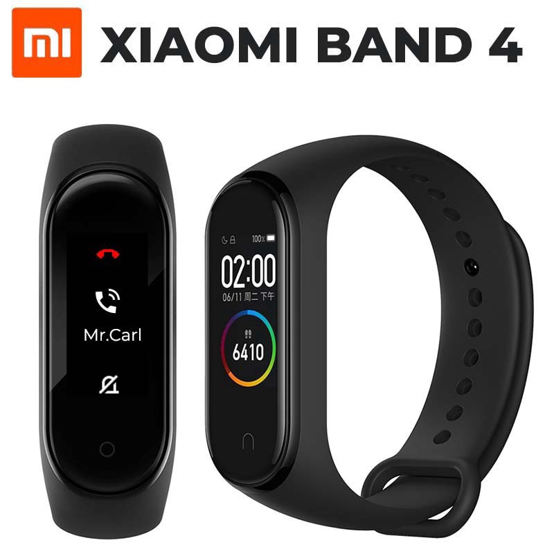 Đồng hồ thông minh Xiaomi Mi Band 4I Vòng đeo tay thông minh theo dõi sức khỏe Xiaomi Mi Band 4 màu Đỏ Rượu Vang