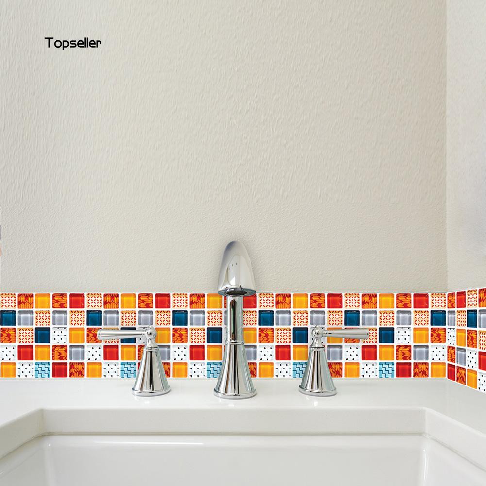 Set 6 gạch ốp tường hoạ tiết Mosaic chống trầy