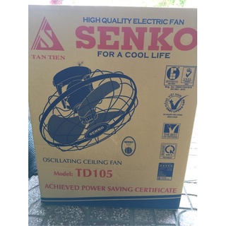QUẠT TRẦN ĐÁO  TD105 SENKO
