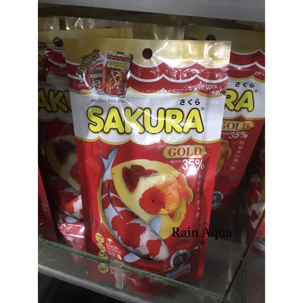 Thức ăn cho cá cảnh Sakura Gold 100gr