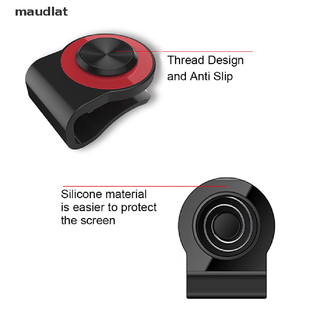 [maudlat] Mobile Phone Universal Game Controller Rocker Touch Screen Joystick Clip .