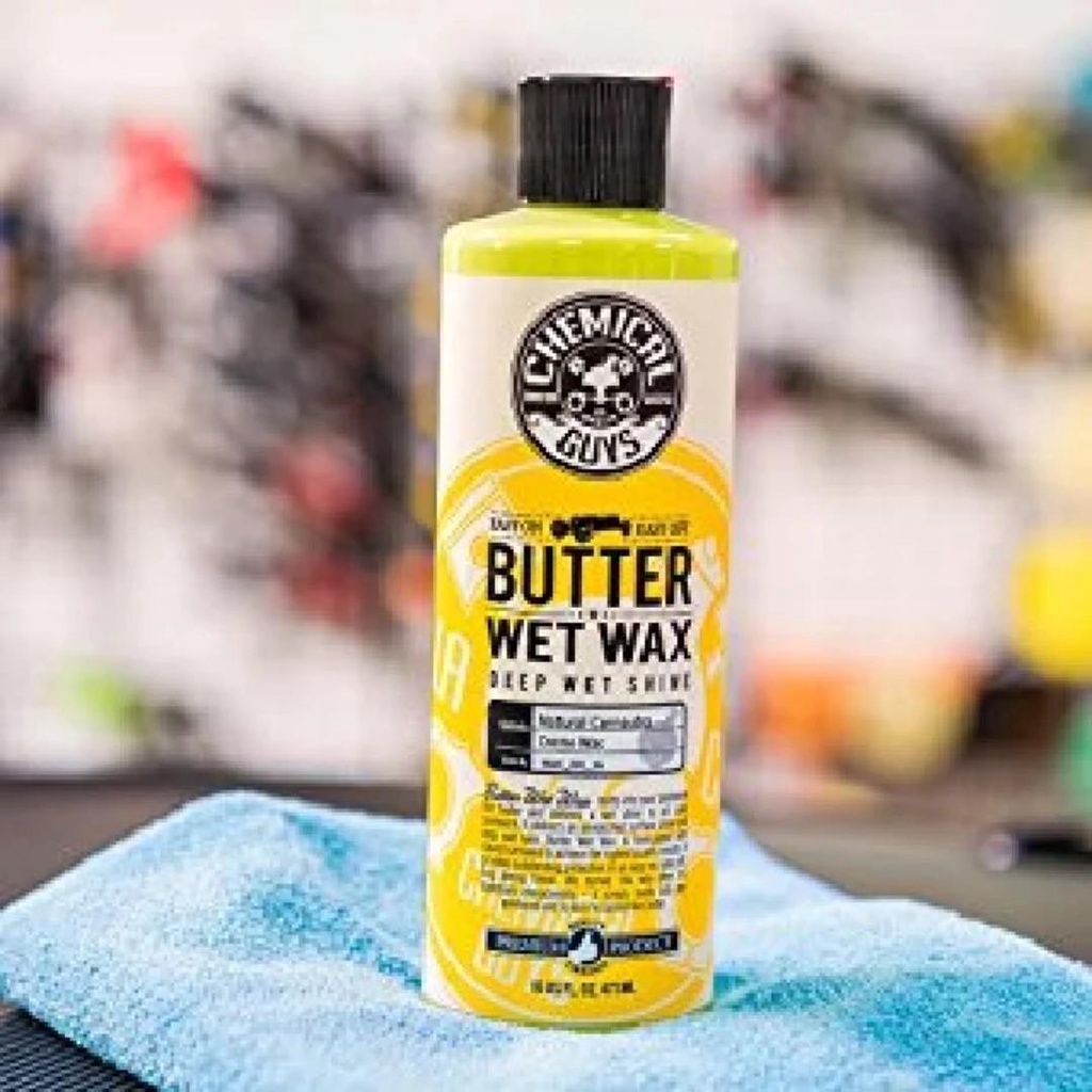 WAX KEM DỄ DÙNG hương chuối thương hiệu Chemical Guys Butter Wet Wax - Mỹ - Dung tích 473ml