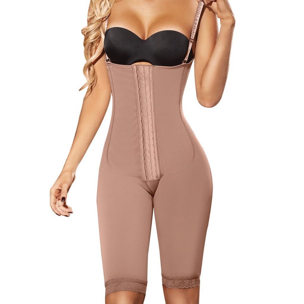 Bộ bodysuit 3 trong 1 dài đùi Ann Chery 5147 móc cài (siết eo, nâng mông, định hình eo) | BigBuy360 - bigbuy360.vn