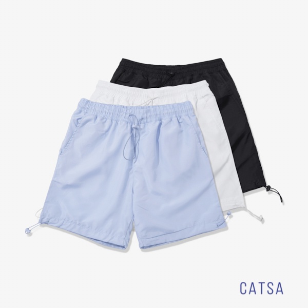 Quần short nam vải dù xanh, đen, trắng CATSA form chuẩn, đẹp, thể thao QSJ065 - 066 - 073