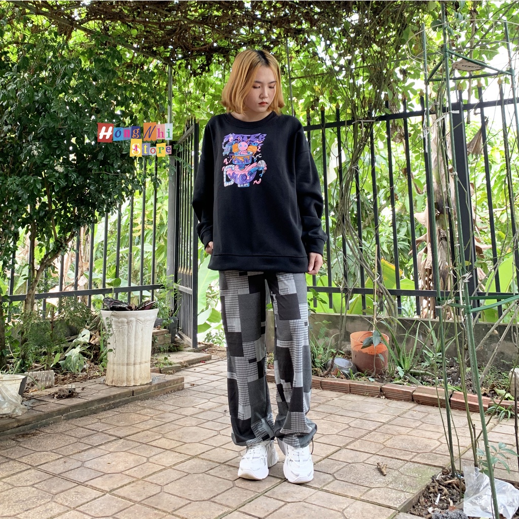 Quần Jogger 3D Ulzzang Unisex Jogger Loang Màu Dây Rút Lai Ống Rộng V2 - MM