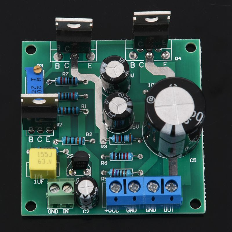 1 Bảng Mạch Khuếch Đại Âm Thanh DC 12V 24V Mini 1969 TIP41C Mono A 1969 DC 12V