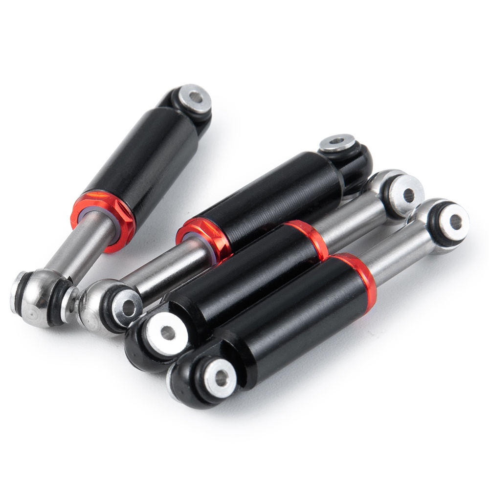 1 Set 4 Phụ Kiện Giảm Sốc Bằng Hợp Kim Kim Loại Gắn Trước Sau Xe Hơi 1/24 Axis SCX24 90081 RC