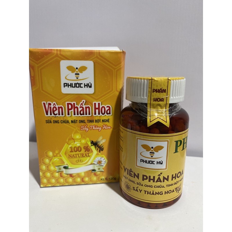 PHẤN HOA SỮA ONG CHÚA NGHỆ MẬT ONG PH SẤY THĂNG HOA 120G