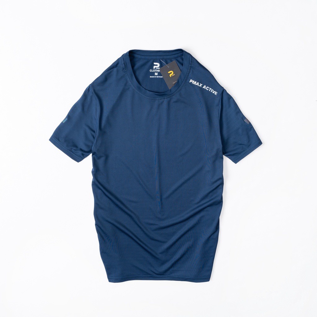 Áo phông nam HKB cao câp, thun lạnh ngắn tay, thấm hút mồ hôi, coolmax 100% co dãn 4 chiều