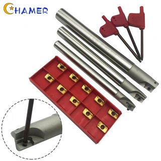 Chamer- ~bap 300r c10-10+c12-12+c16-16 cnc indexable end mill holder tool+10pcs apmt1135