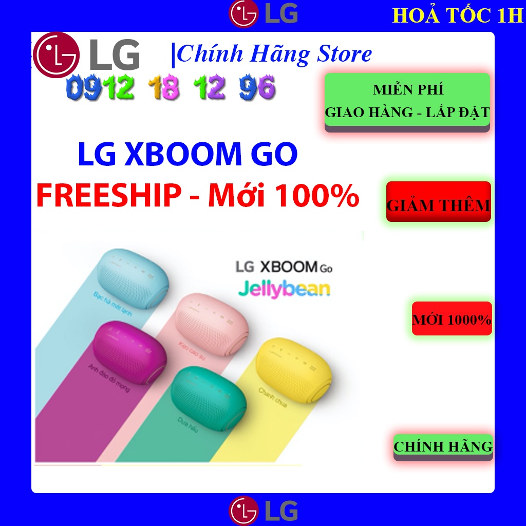 [LG PK3] Loa Bluetooth LG XBoom Go PL2/PL2W/PL2P/PL2S