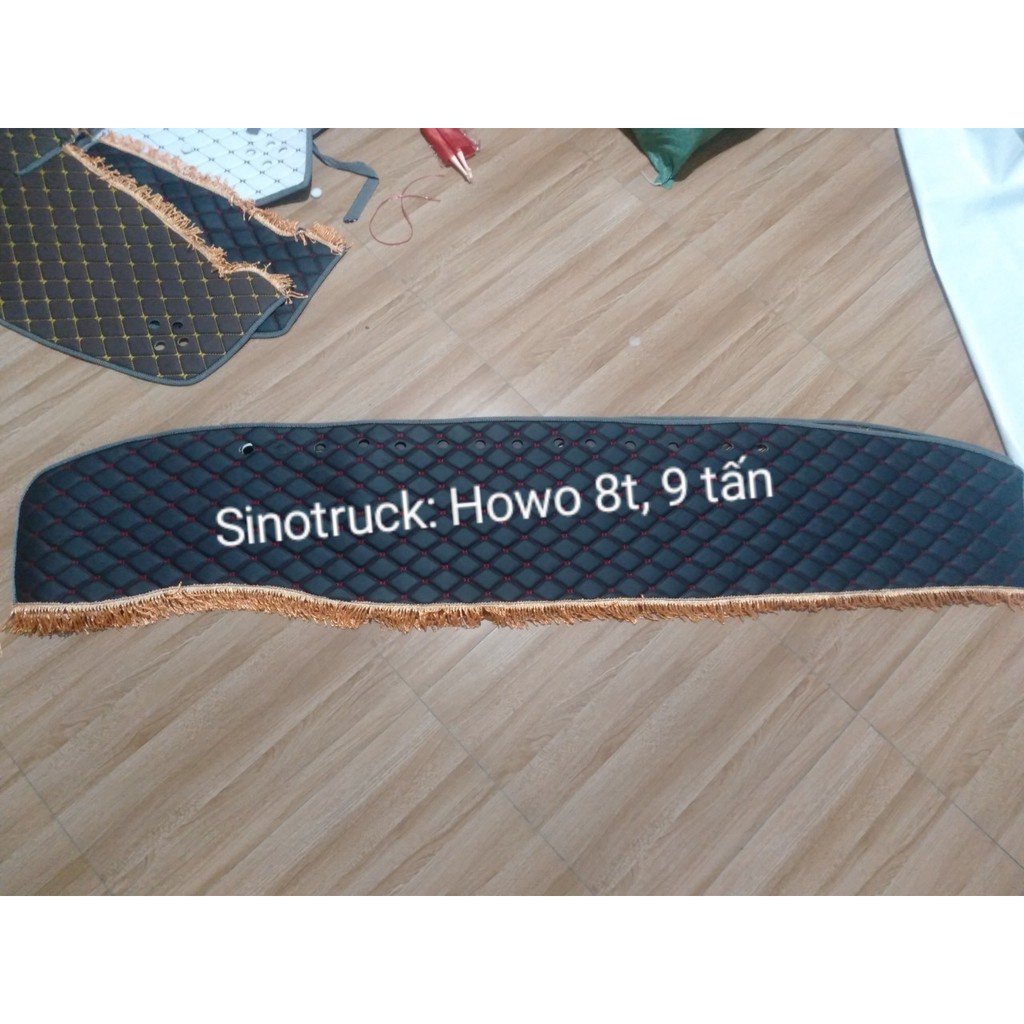 Thảm táp lô xe tải các loại xe chất liệu da 5d