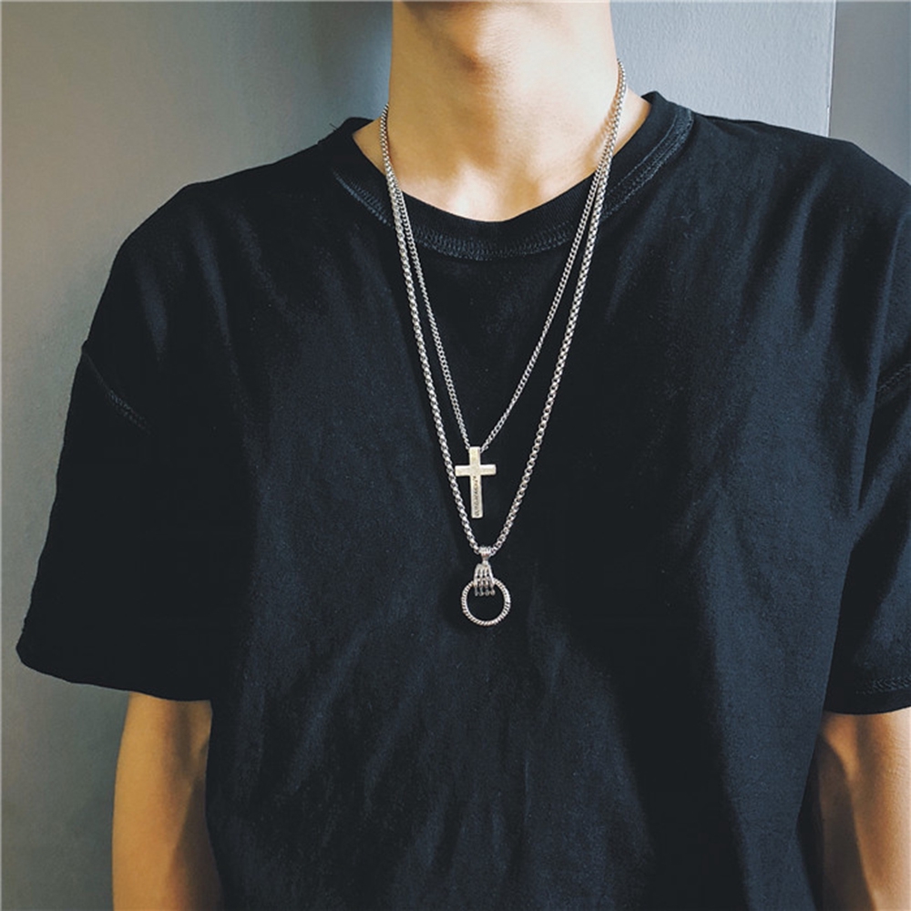 Dây Chuyền Nhiều Lớp Phong Cách Hàn Quốc | BigBuy360 - bigbuy360.vn