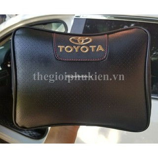 Gối tựa cổ, tựa đầu cho Ô tôLogo Toyota( hàng cao cấp)
