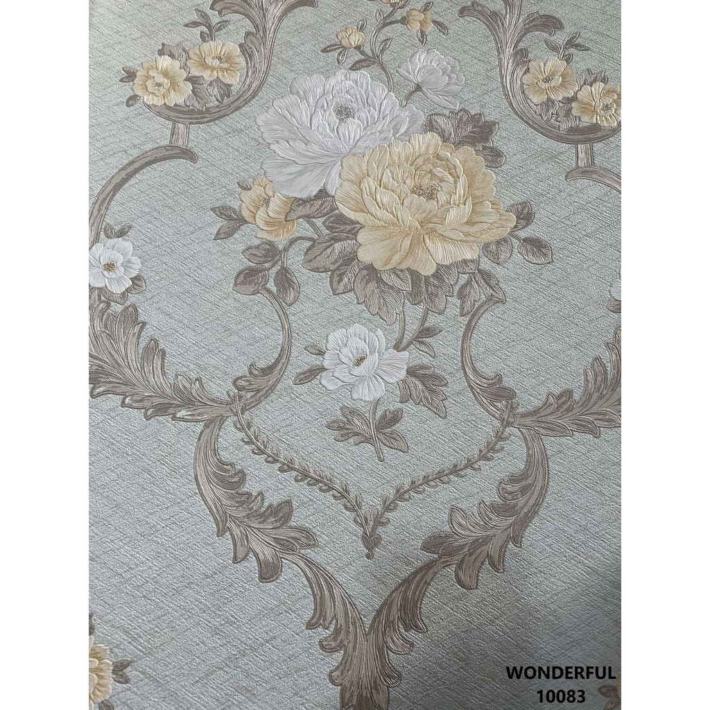 Giấy Dán Tường Hàn Quốc Wondwerul họa tiết cổ điển khổ 1.06 x 15.6 m Nhiều Màu Lựa Chọn