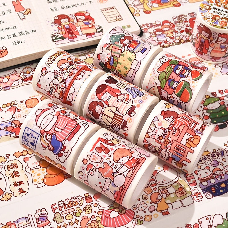 Băng keo washi tape hãng Miss rabbit - 112cm