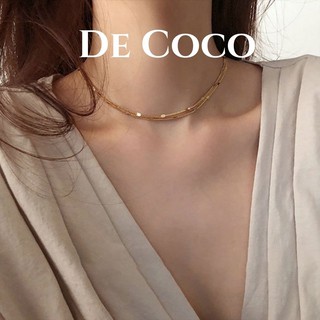 Choker bạc 925 ba lớp Sunshine decoco.accessories