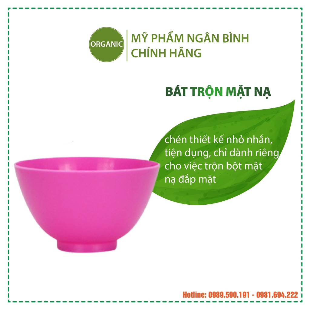Bát nhựa trộn mặt nạ, bát trộn mask chăm sóc da mặt chuyên dùng trong spa