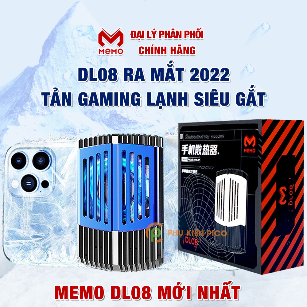 Quạt tản nhiệt điện thoại K4 Pro / Memo DL05 / DL10 / SL01 / DL16 sò lạnh AI Quạt tản nhiệt Livestream có màn hình Led