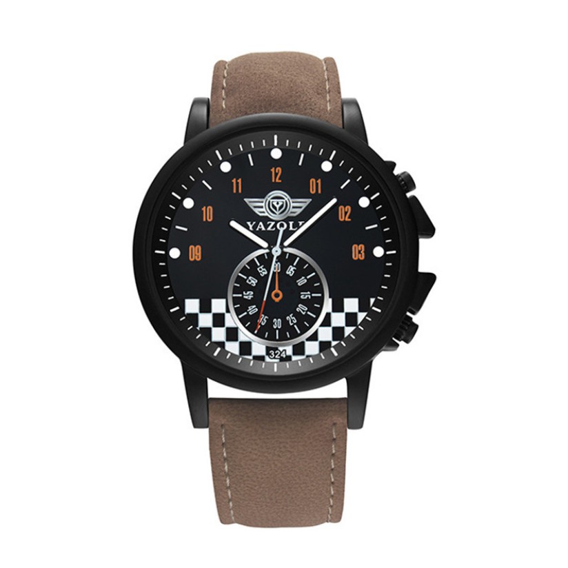 Đồng hồ nam nữ đẹp Yazole YA032 cực đẹp, mẫu mới thời trang, mặt to cá tính