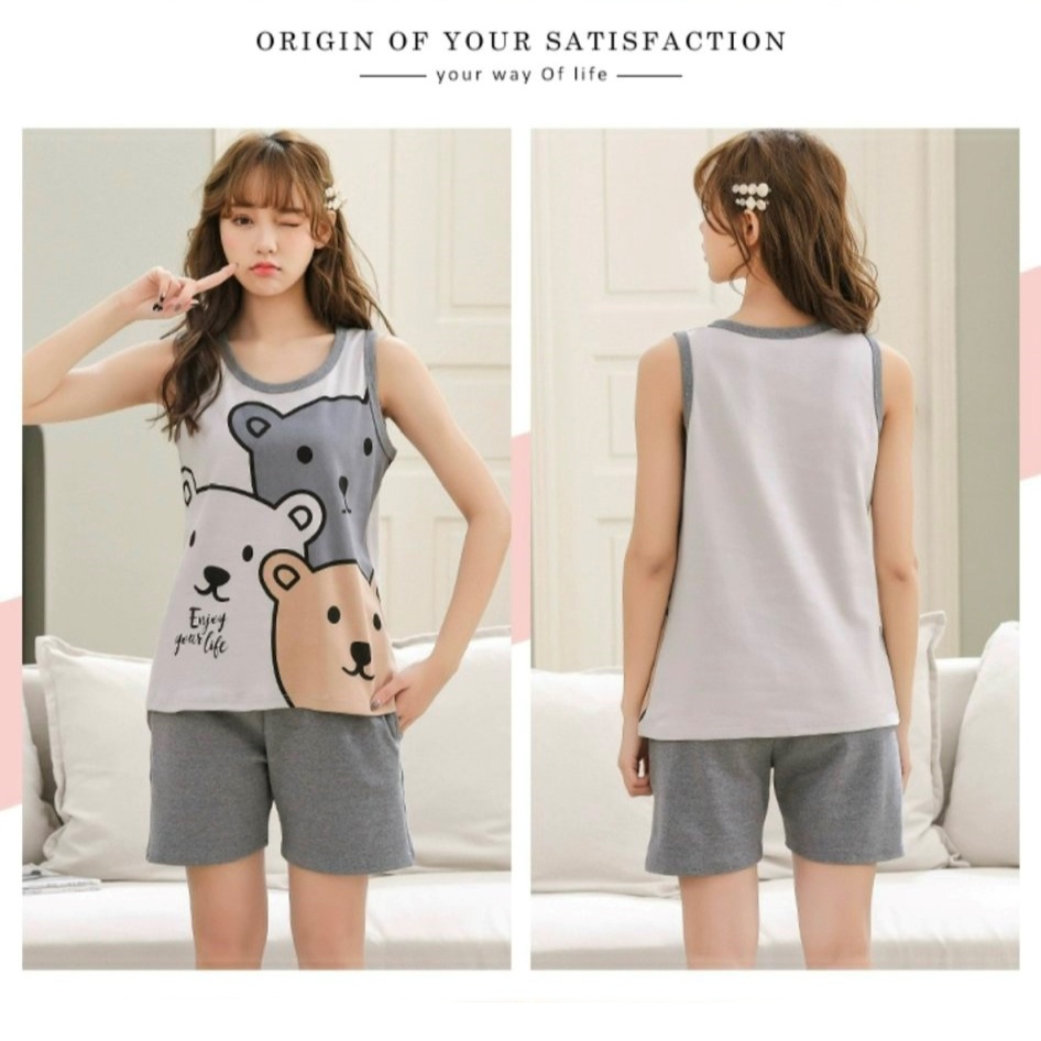 Đồ bộ nữ mặc nhà - thời trang mới nhất - Chất liệu Cotton cao cấp - ( Bộ Đùi Sát Lách )