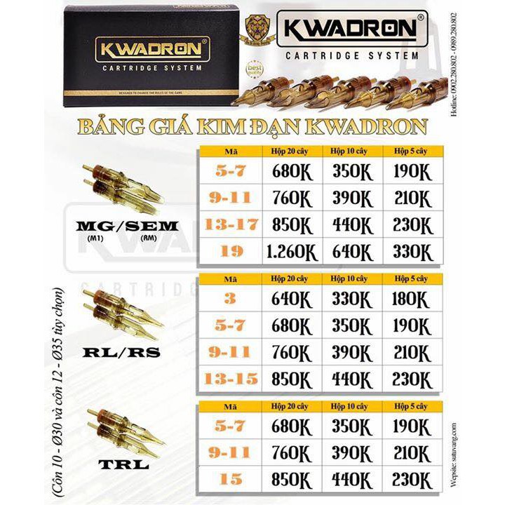 Kwadron - Kim 3 tròn dùng cho máy Pen 3RL