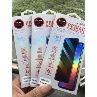 Miếng dán kính cường lực chống nhìn trộm Oppo A9 2020 - Chính hãng