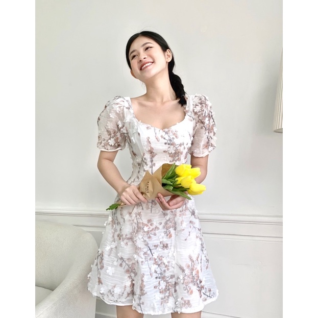 ĐẦM HOA TAY PHỒNG