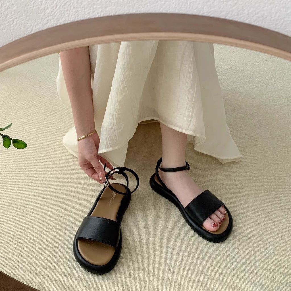 Dép Xăng Đan Nữ Đế Dày Cao 3cm QC Cao Cấp Thời Trang Hot Trend TRINH LÊ SHOP GIÀY DÉP HTB22
