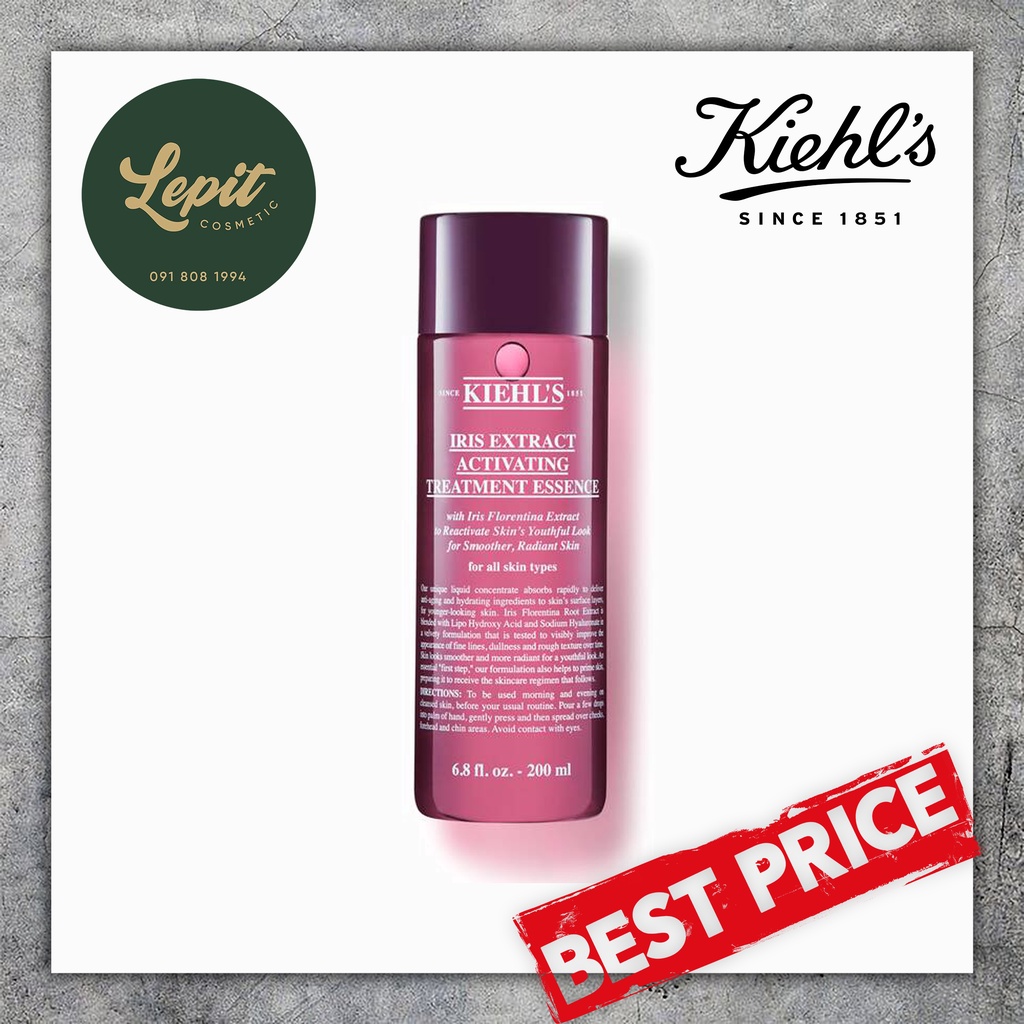 Nước thần chống lão hoá Kiehls Iris Extract Activating Treatment Essence 200ml